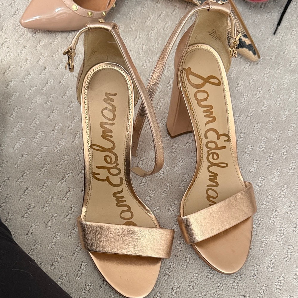 Sam Edelman Women's Metallic Heels